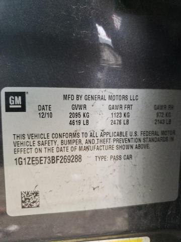 1G1ZE5E73BF269288 - 2011 CHEVROLET MALIBU LTZ CHARCOAL photo 13