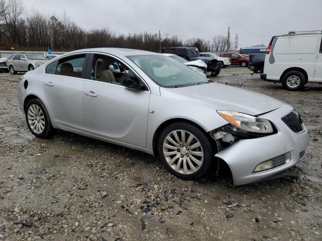 W04GU5GC5B1013544 - 2011 BUICK REGAL CXL SILVER photo 4