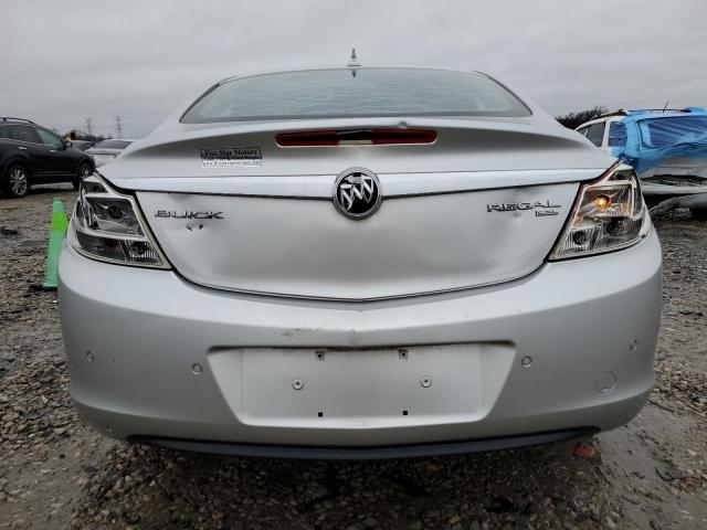 W04GU5GC5B1013544 - 2011 BUICK REGAL CXL SILVER photo 6