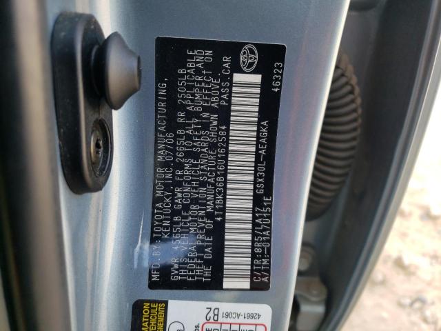 4T1BK36B16U162584 - 2006 TOYOTA AVALON XL BLUE photo 13