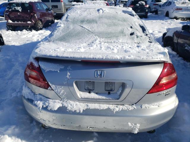 1HGCM82685A006360 - 2005 HONDA ACCORD EX SILVER photo 6