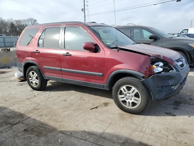 JHLRD78884C034189 - 2004 HONDA CR-V EX BURGUNDY photo 4