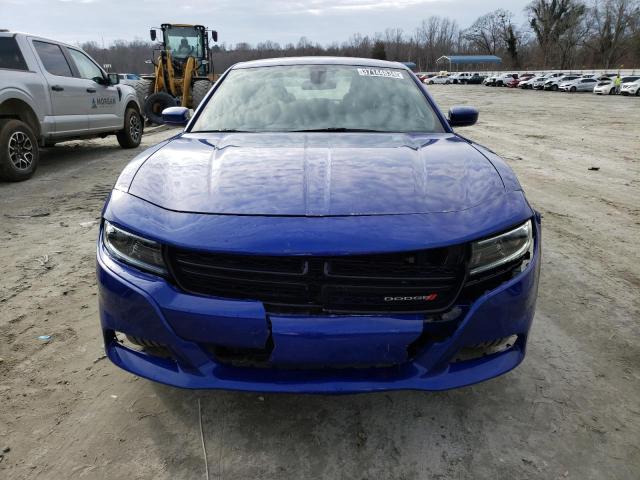 2C3CDXBGXNH231404 - 2022 DODGE CHARGER SXT BLUE photo 5