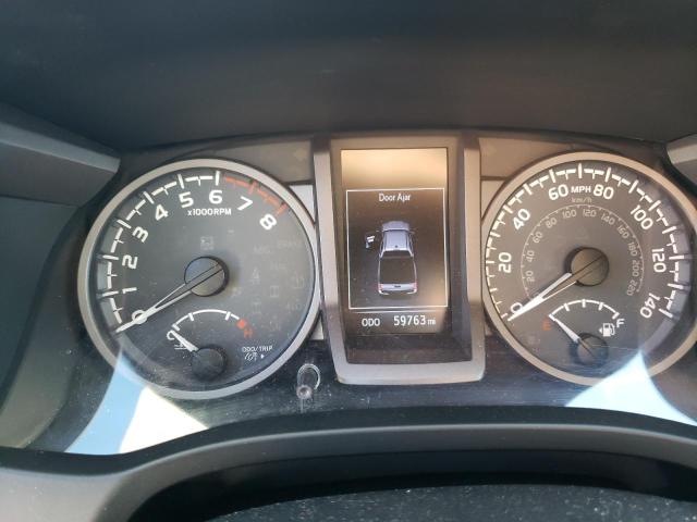 3TMCZ5AN6JM181260 - 2018 TOYOTA TACOMA DOUBLE CAB 银色 照片 9