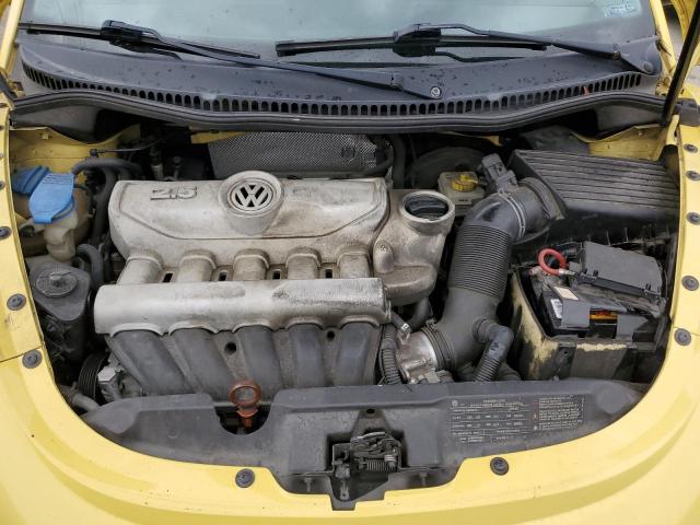 3VWPG3AG3AM015403 - 2010 VOLKSWAGEN NEW BEETLE YELLOW photo 11