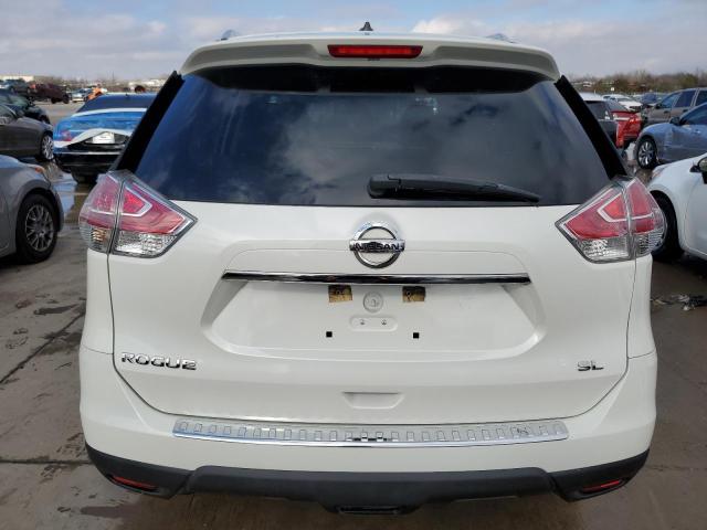 5N1AT2MT6FC760996 - 2015 NISSAN ROGUE S WHITE photo 6