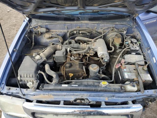 4TANL42N4YZ667752 - 2000 TOYOTA TACOMA BLUE photo 11