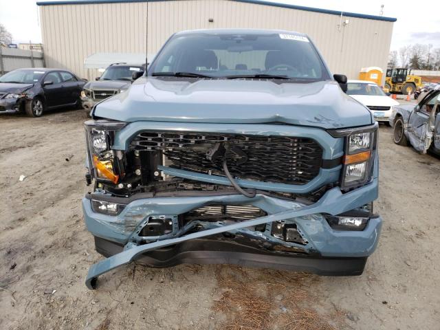 1FTEW1CP7PKE24549 - 2023 FORD F150 SUPERCREW BLUE photo 5