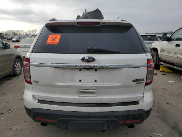 1FMHK8D87CGA94378 - 2012 FORD EXPLORER XLT WHITE photo 6