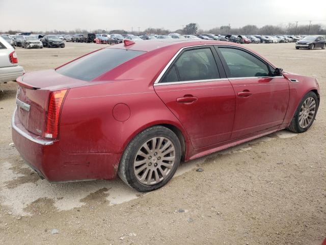 1G6DP5ED0B0152694 - 2011 CADILLAC CTS PREMIUM COLLECTION RED photo 3