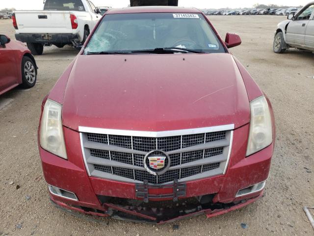 1G6DP5ED0B0152694 - 2011 CADILLAC CTS PREMIUM COLLECTION RED photo 5