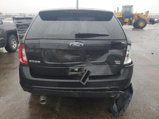 2FMDK4JC2BBA84475 - 2011 FORD EDGE SEL BLACK photo 6