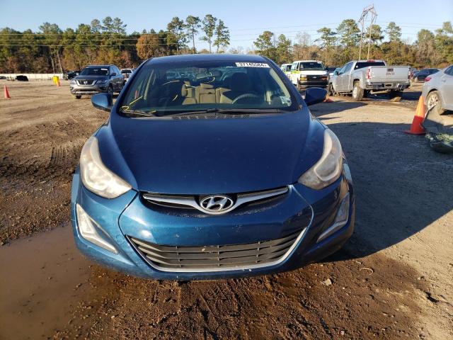 KMHDH4AE0FU389196 - 2015 HYUNDAI ELANTRA SE BLUE photo 5