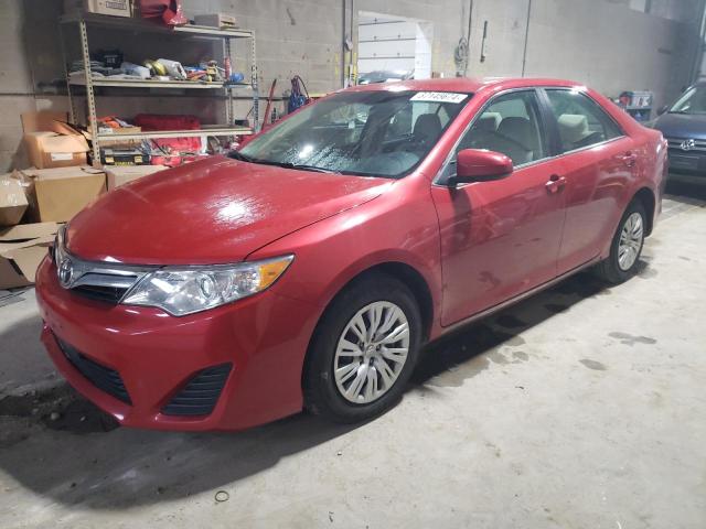 4T1BF1FK4CU554513 - 2012 TOYOTA CAMRY BASE RED photo 1