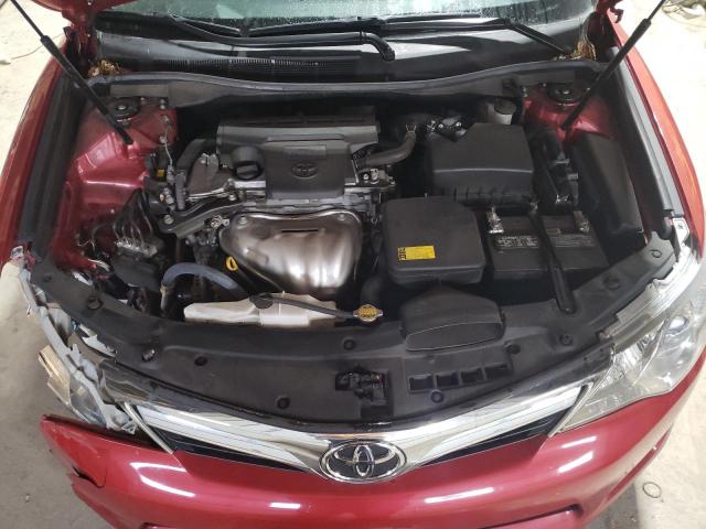 4T1BF1FK4CU554513 - 2012 TOYOTA CAMRY BASE RED photo 11