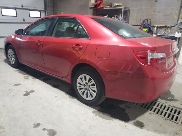 4T1BF1FK4CU554513 - 2012 TOYOTA CAMRY BASE RED photo 2