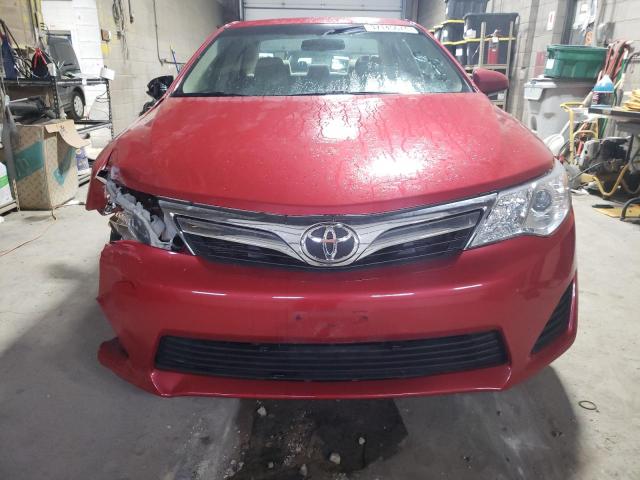 4T1BF1FK4CU554513 - 2012 TOYOTA CAMRY BASE RED photo 5