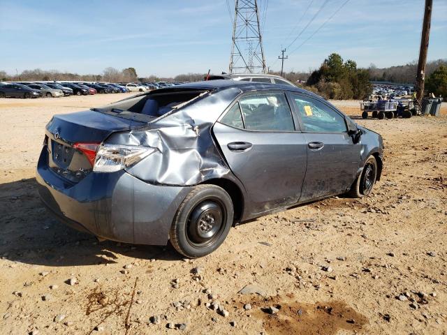 2T1BURHE4HC951207 - 2017 TOYOTA COROLLA L GRAY photo 3