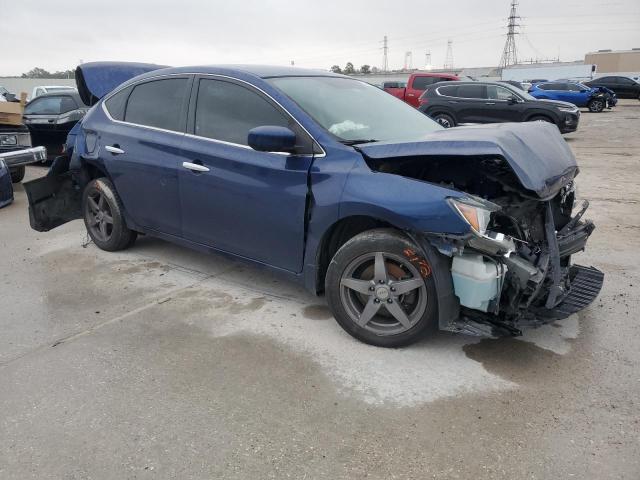 3N1AB7AP2HY386573 - 2017 NISSAN SENTRA S BLUE photo 4