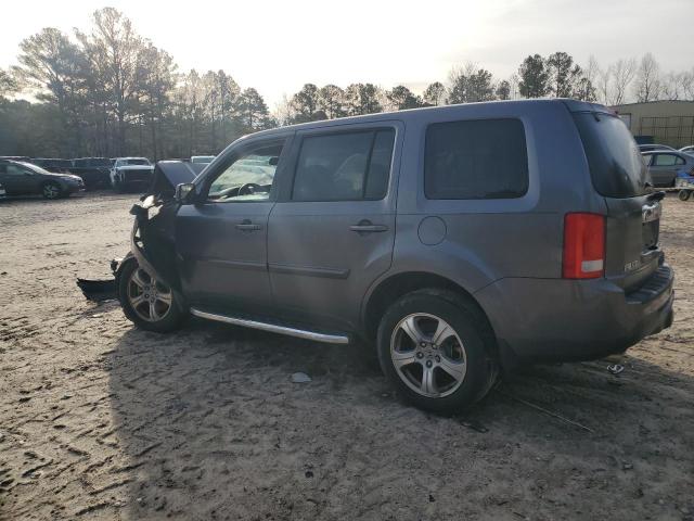 5FNYF3H65EB008969 - 2014 HONDA PILOT EXL GRAY photo 2