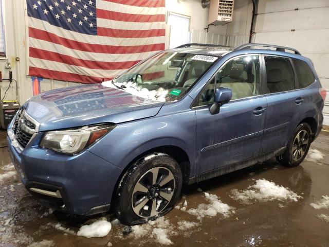 JF2SJARC1HH446391 - 2017 SUBARU FORESTER 2.5I LIMITED BLUE photo 1