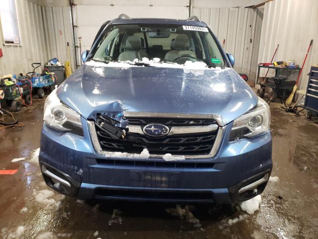 JF2SJARC1HH446391 - 2017 SUBARU FORESTER 2.5I LIMITED BLUE photo 5