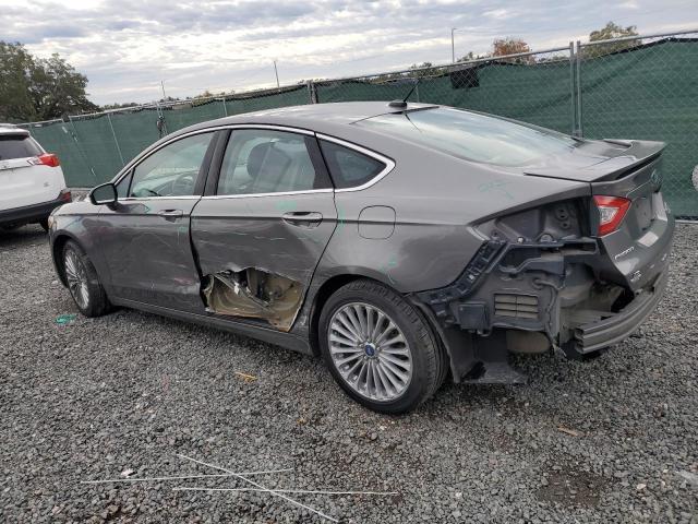 3FA6P0RU0DR355953 - 2013 FORD FUSION TITANIUM HEV GRAY photo 2