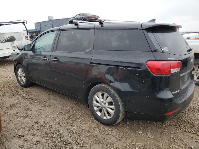 KNDMB5C1XH6313160 - 2017 KIA SEDONA LX BLACK photo 2