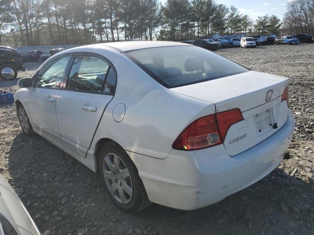 2HGFA16536H515984 - 2006 HONDA CIVIC LX WHITE photo 2