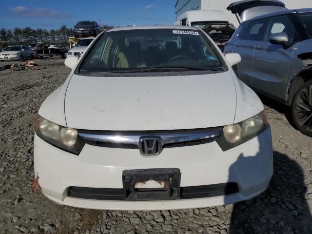 2HGFA16536H515984 - 2006 HONDA CIVIC LX WHITE photo 5