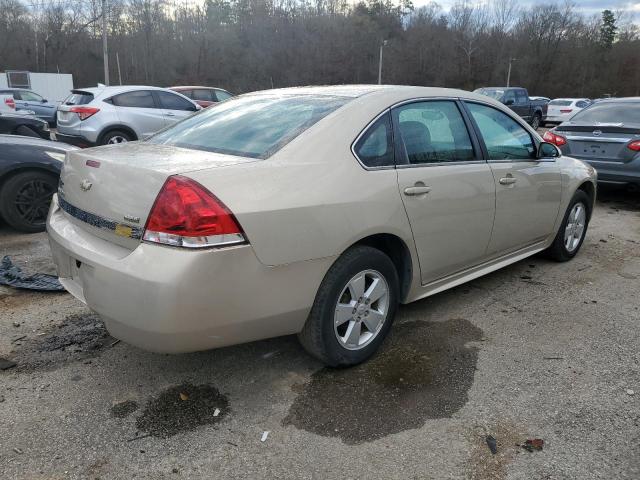 2G1WB5EK8A1170679 - 2010 CHEVROLET IMPALA LT GOLD photo 3