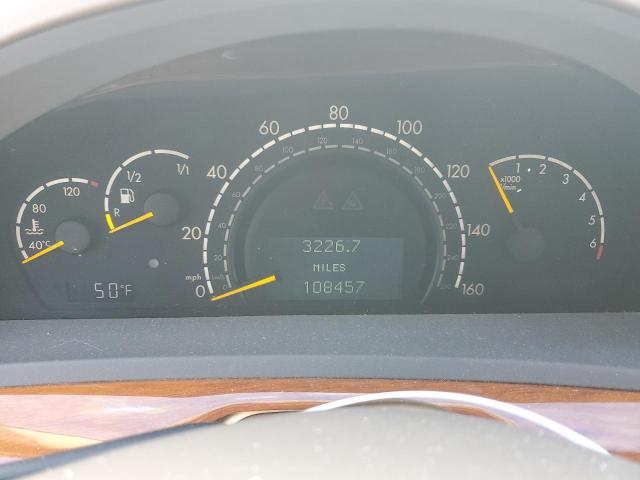 WDBNG83J33A342706 - 2003 MERCEDES-BENZ S 430 4MATIC GOLD photo 9