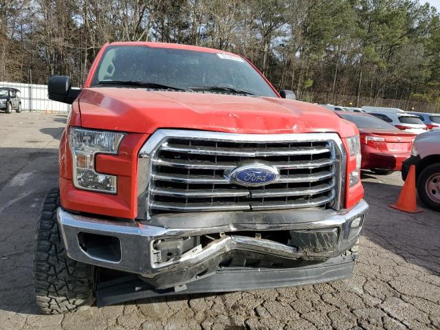 1FTEW1C88HKC36813 - 2017 FORD F150 SUPERCREW RED photo 5
