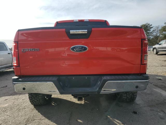1FTEW1C88HKC36813 - 2017 FORD F150 SUPERCREW RED photo 6