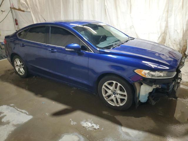 3FA6P0HD9FR145839 - 2015 FORD FUSION SE BLUE photo 4