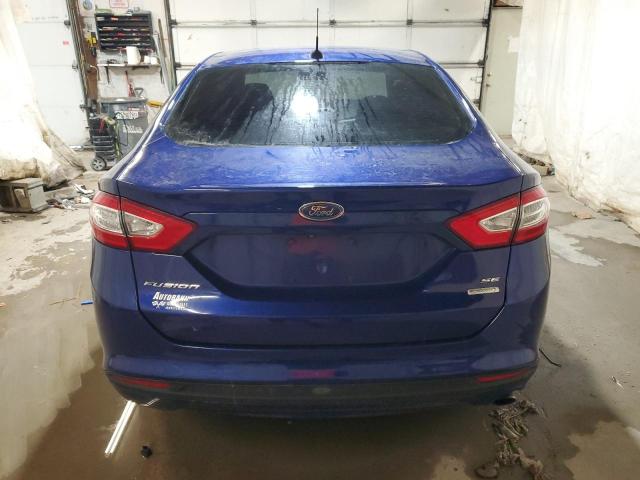 3FA6P0HD9FR145839 - 2015 FORD FUSION SE BLUE photo 6