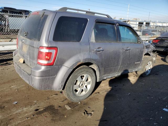 1FMCU04178KA56873 - 2008 FORD ESCAPE LIMITED GRAY photo 3