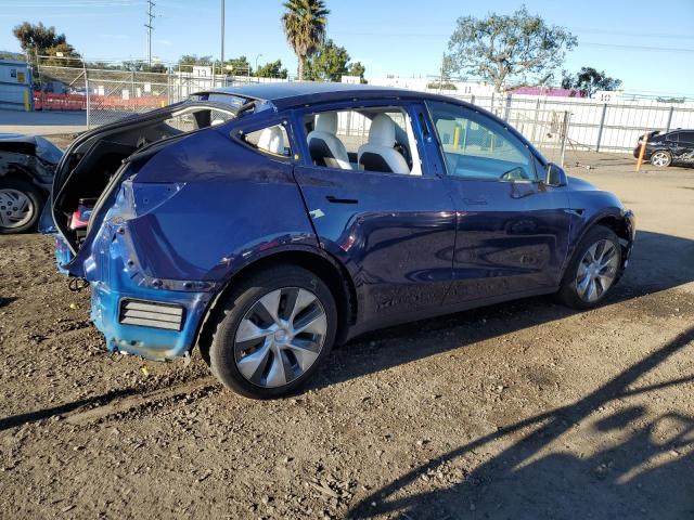 7SAYGDEE8NF444023 - 2022 TESLA MODEL Y BLUE photo 3