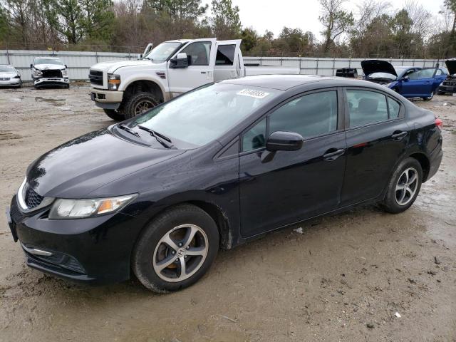 19XFB2F74FE234548 - 2015 HONDA CIVIC SE BLACK photo 1