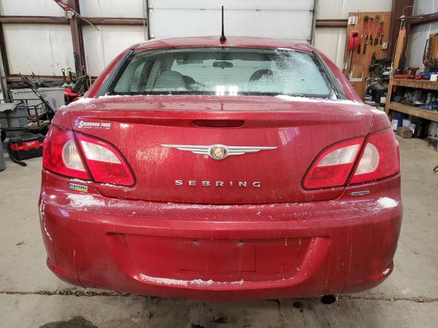 1C3LC56R18N109724 - 2008 CHRYSLER SEBRING TOURING RED photo 6