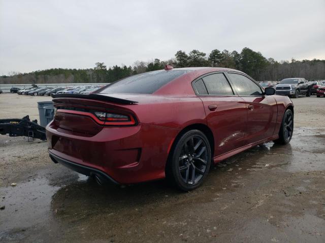 2C3CDXCT3NH126084 - 2022 DODGE CHARGER R/T MAROON photo 3