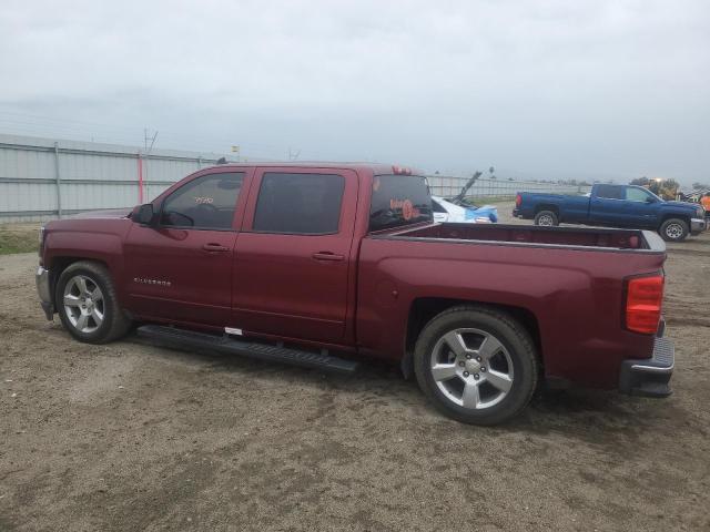 3GCPCREC1HG124069 - 2017 CHEVROLET SILVERADO BURGUNDY photo 2