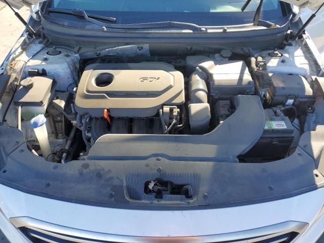 5NPE24AF5FH003305 - 2015 HYUNDAI SONATA SE WHITE photo 11