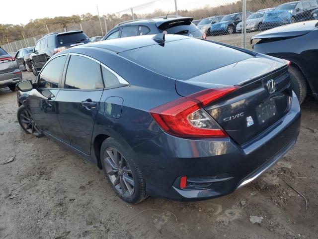 19XFC1F36KE200836 - 2019 HONDA CIVIC EX BLUE photo 2