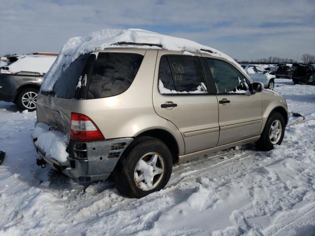 4JGAB54E32A357134 - 2002 MERCEDES-BENZ ML320 320 BEIGE photo 3