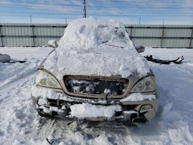 4JGAB54E32A357134 - 2002 MERCEDES-BENZ ML320 320 BEIGE photo 5