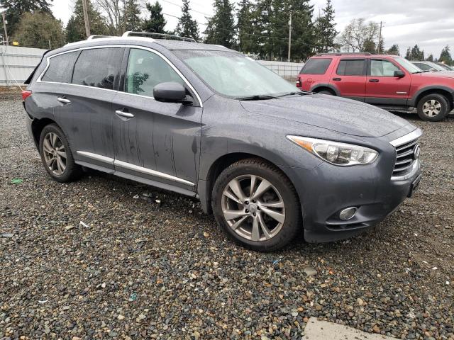 5N1AL0MMXDC312738 - 2013 INFINITI JX35 GRAY photo 4