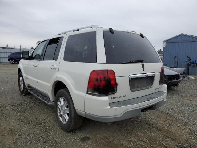 5LMEU88H94ZJ30579 - 2004 LINCOLN AVIATOR WHITE photo 2