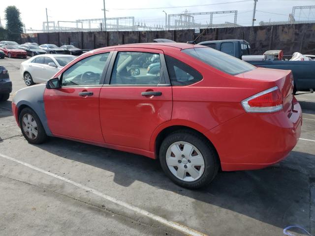 1FAHP34N98W293644 - 2008 FORD FOCUS S/SE RED photo 2