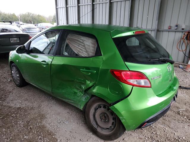 JM1DE1HZ0B0128477 - 2011 MAZDA MAZDA2 GREEN photo 2